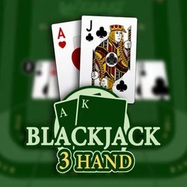 Blackjack 3H (Habanero) online game logo by Habanero on rabbitreelscasino.se