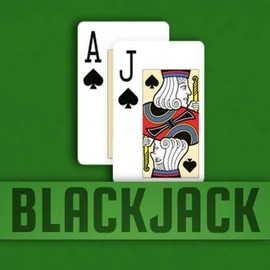 Blackjack (Relax Gaming) slot logo by Relax Gaming at Rabbit Reel Casino