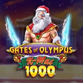 Gates of Olympus Xmas 1000 logo by Pragmatic Play at Rabbit Reel Casino
