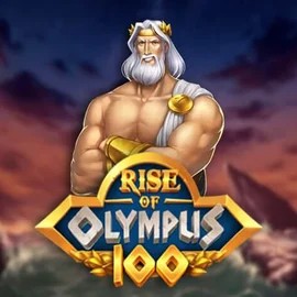 Rise of Olympus 100 logo – Slots by Play'n GO at Rabbit Reel Casino