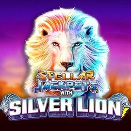 Stellar Jackpots with Silver Lion logo by Lightning Box Game Rabbit Reel Casino